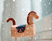 Tiny horse art doll