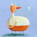 BIRD  original painting on canvas