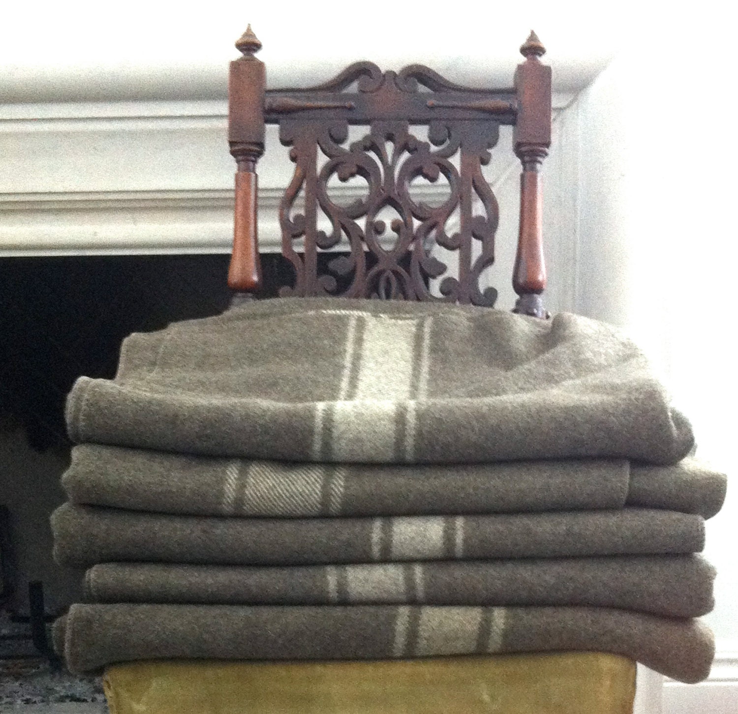 SALE - authentic italian military blanket