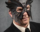 Bullman Leather Mask in Black