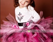 Baby Toddler Tutu SWEET THING TUTU pinks black 1st Birthday Photo Prop custom 1 2 3 4 years