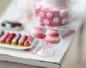Wonky Cake Earrings - Marie-Antoinette Rose - Gateau Collection