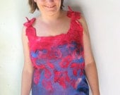 Nuno Felted Silk Top ( S or M size)