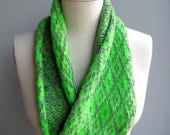 Toxic Green Yin and Yang Neck Cowl