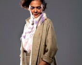 Swing Coat - 'Cedar Bluff' coat in green tweed