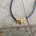 24K gold plated bee pendant Insect jewelry Summer trends