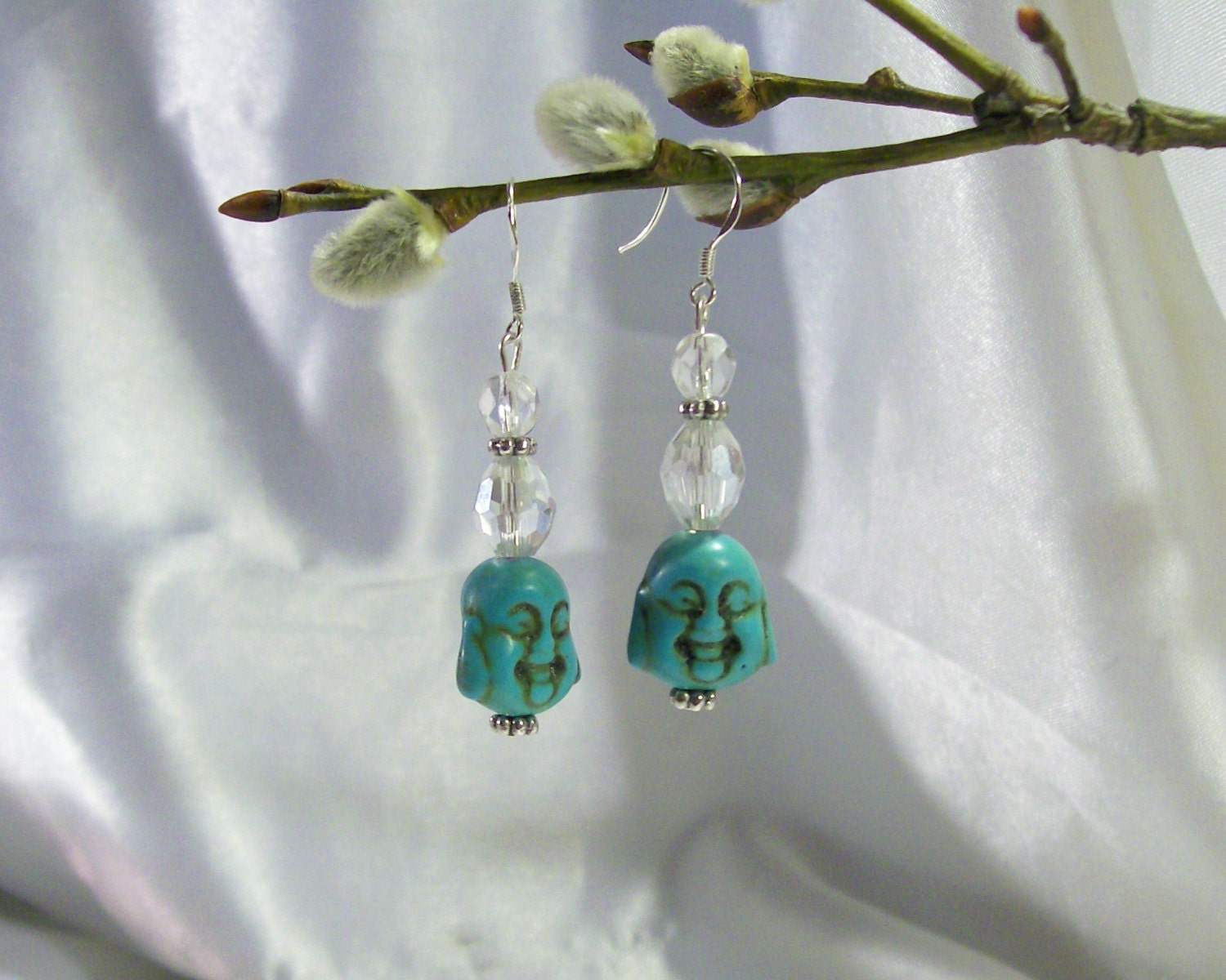 Buddha Spiritual Teacher Turquoise Gemstones Tibetan Yoga