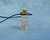 Alien Fetus Specimen Jar Necklace, Handmade Science Fiction Jewelry
