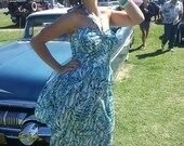 Alfred Shaheen LIMITED EDITION 1940s vintage style halter sundress NEW cotton choose three prints