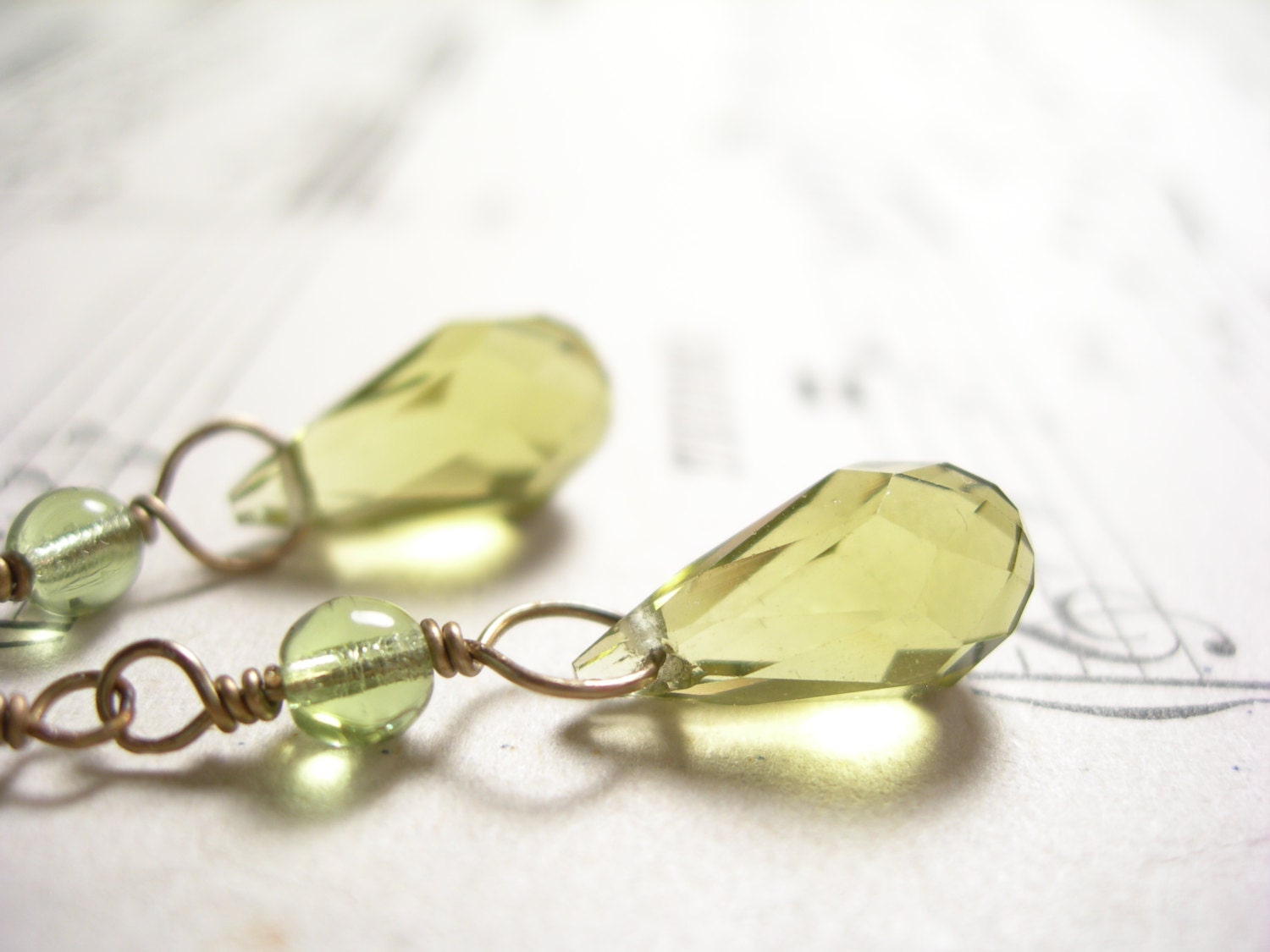 Lemon lime earrings spring fashion
