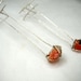 sparkling sunstone sterling silver earrings