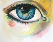 Re-Vision, 1/50 limited edition giclee print of an acrylic painting on paper by Rowena Murillo