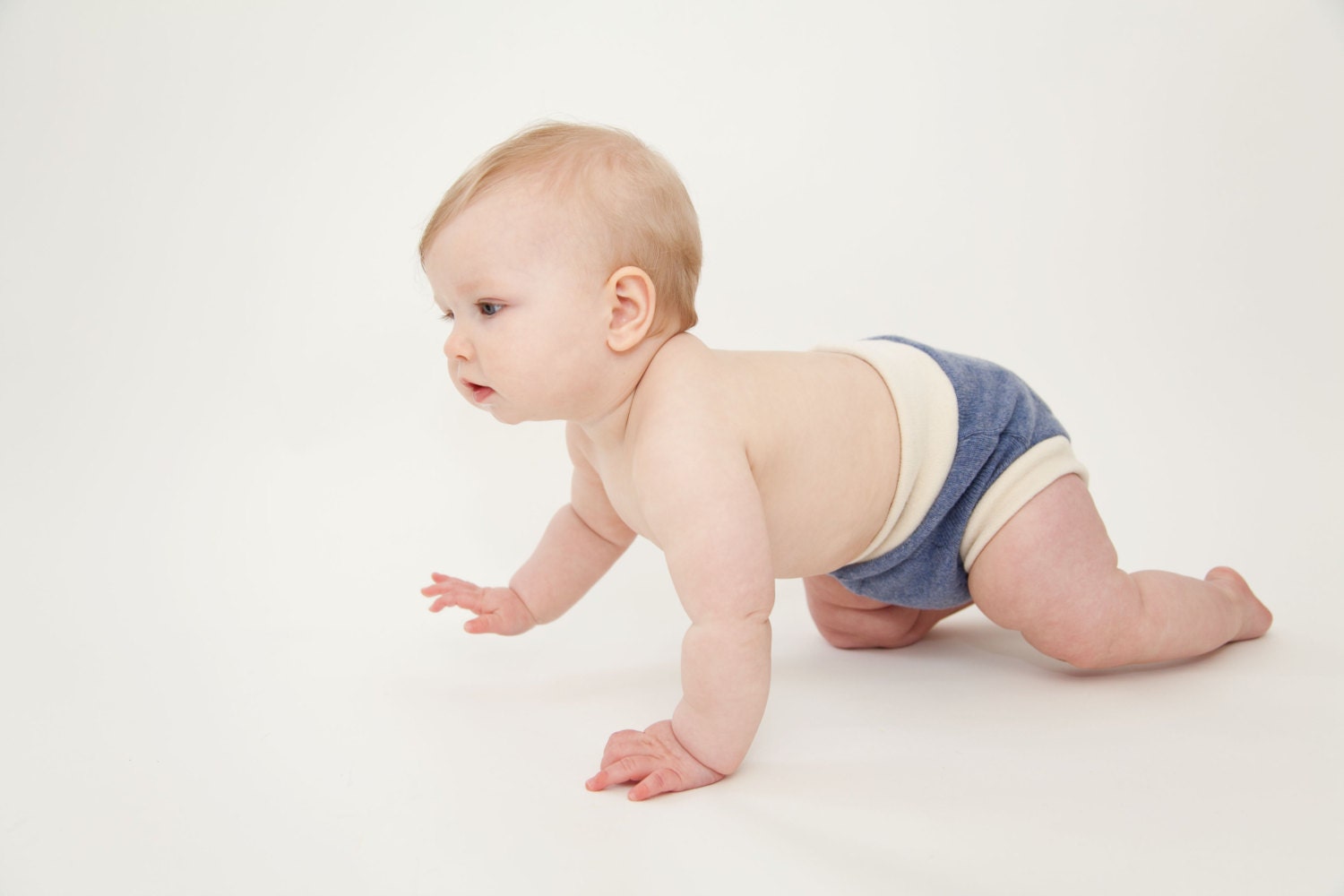 CUSTOM soaker - wool cloth diaper cover - you choose the size and color - organic wool waist and legs - double layer wet zone