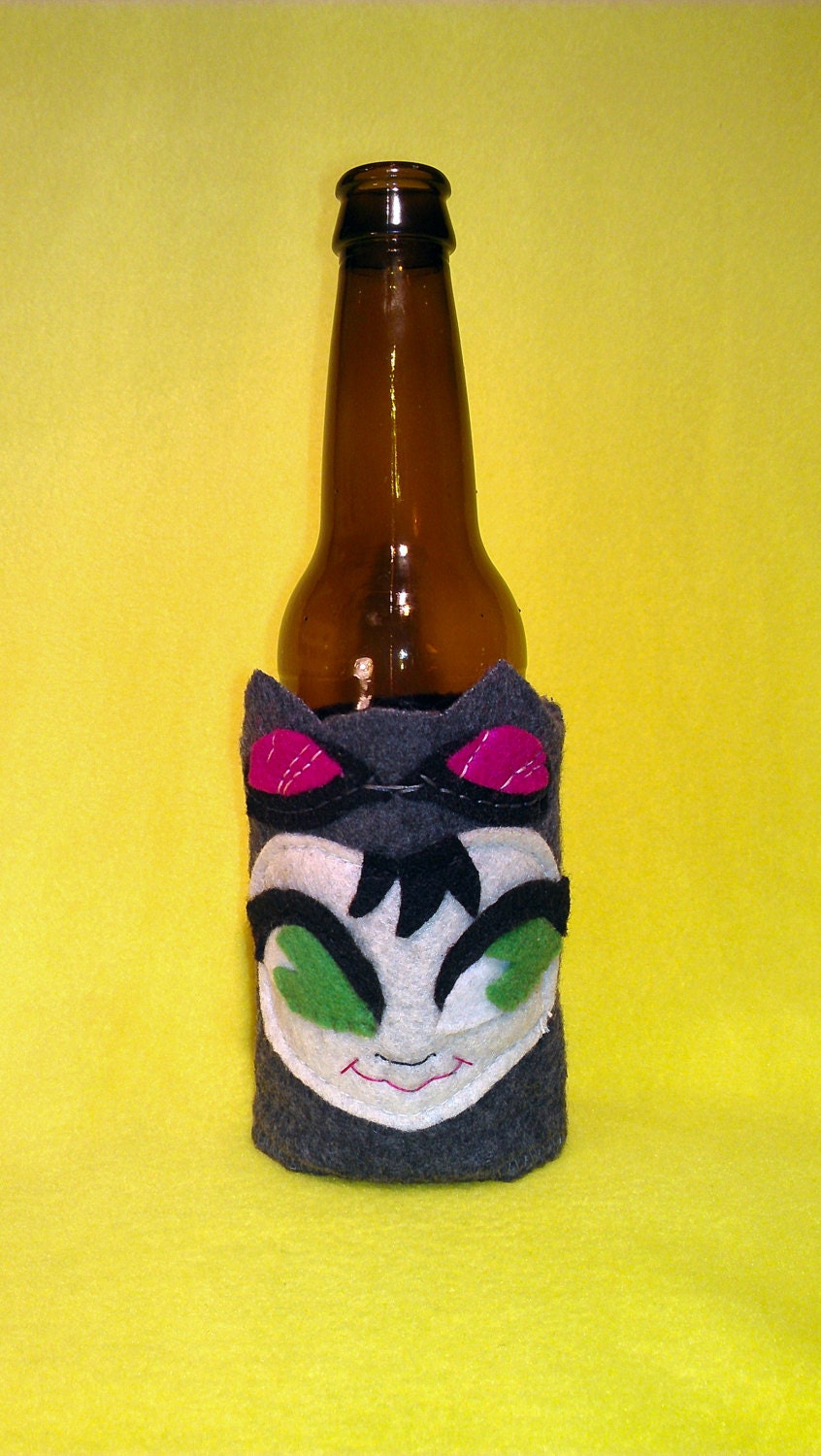 Kitty Lady Beer Bottle Cozy