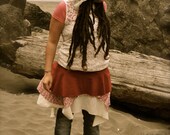 Adorable Summer Layered Skirt (L)
