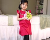 Classic Red Dress for Little Girls