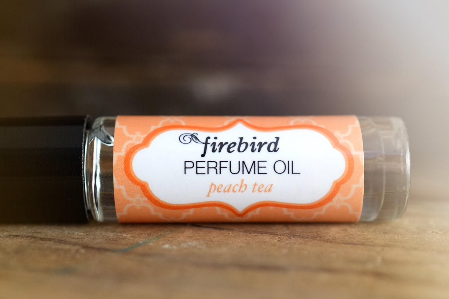 Peach Tea Perfume Oil - Fuzzy Peach, Black Tea, Honeysuckle - Roll On Perfume