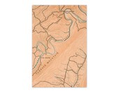 Antique 1914 Topographic Map. 4" x 6". Ready to Frame. (No. 19)