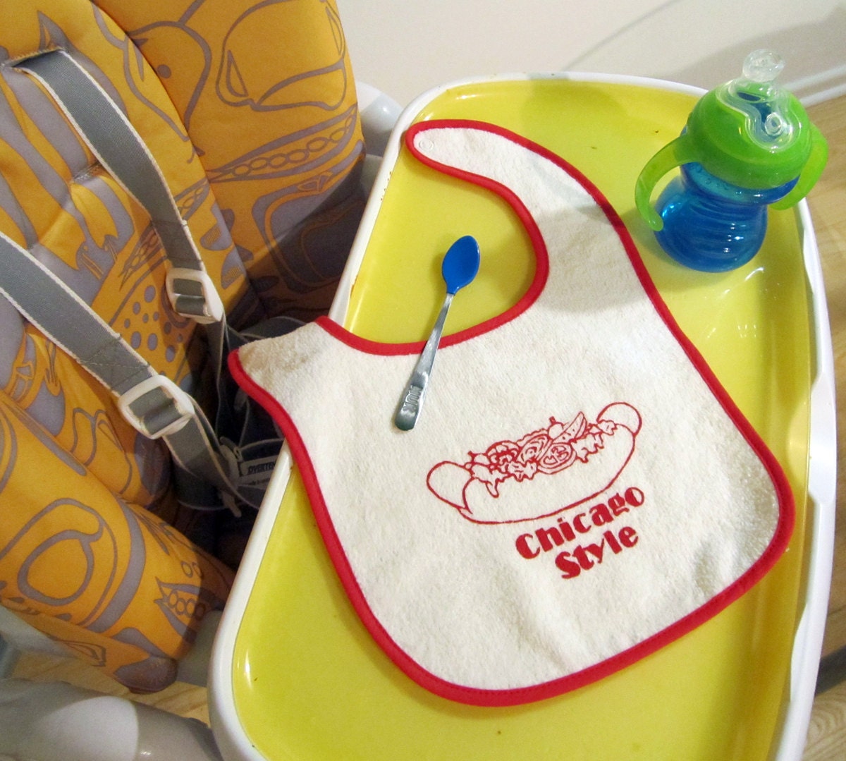 Chicago Style Hot Dog Bib