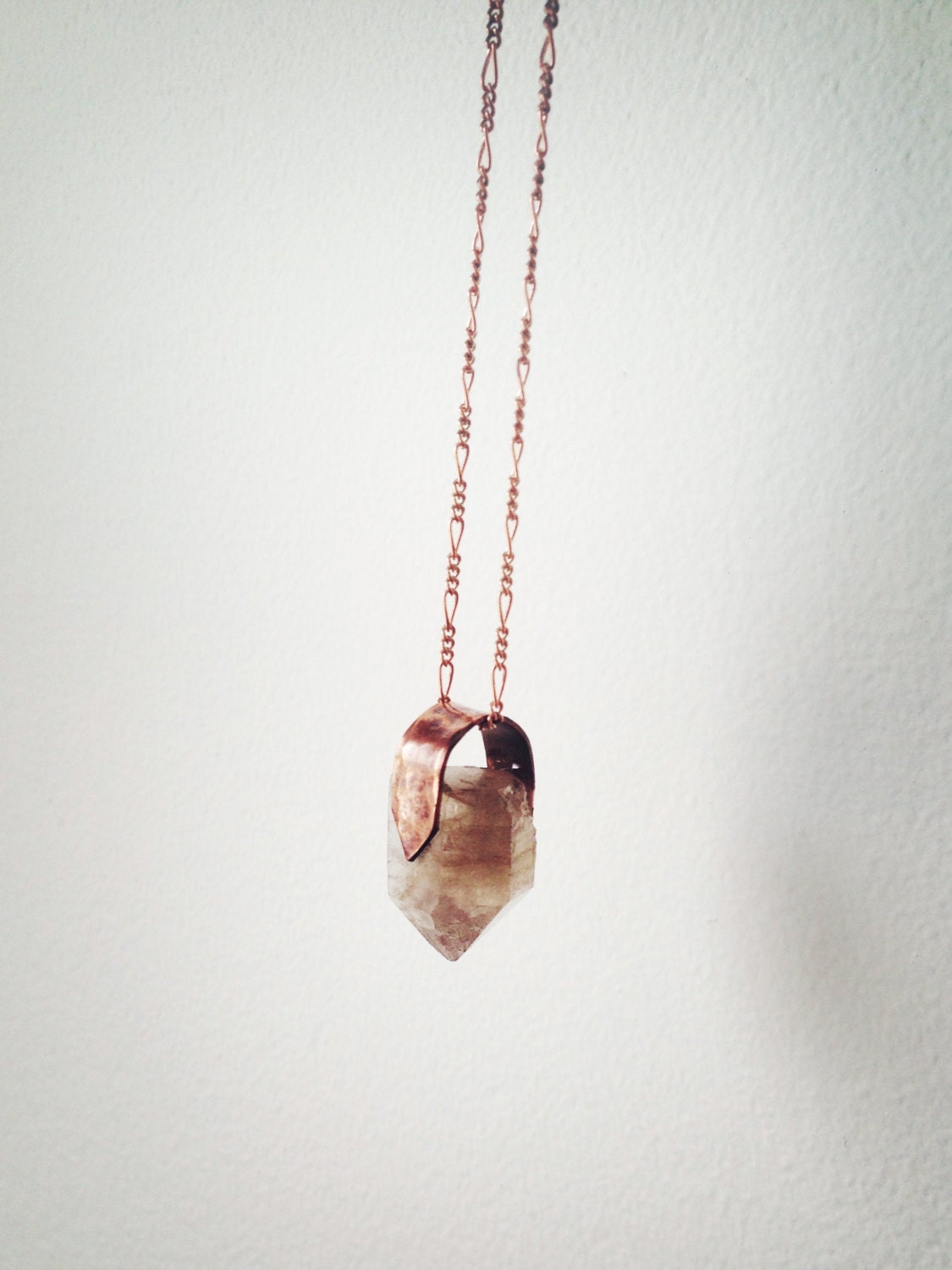 Clutched Crystal Pendant