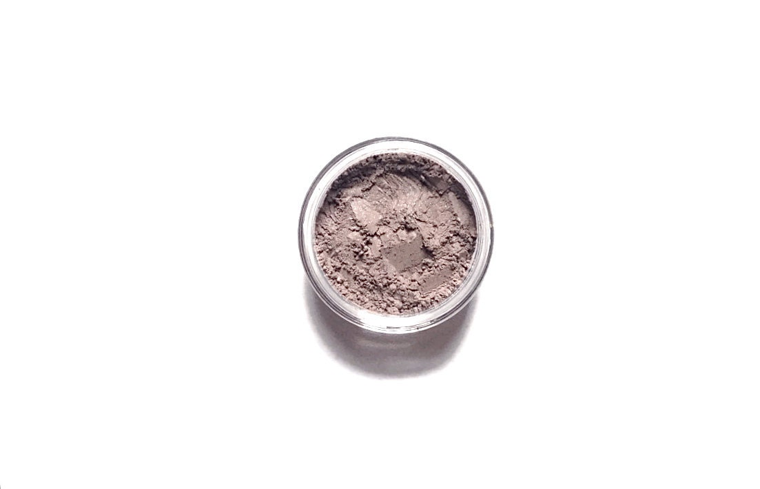 Moonlight - Mineral Eyeshadow - silver taupe sparkle  - Handcrafted Makeup
