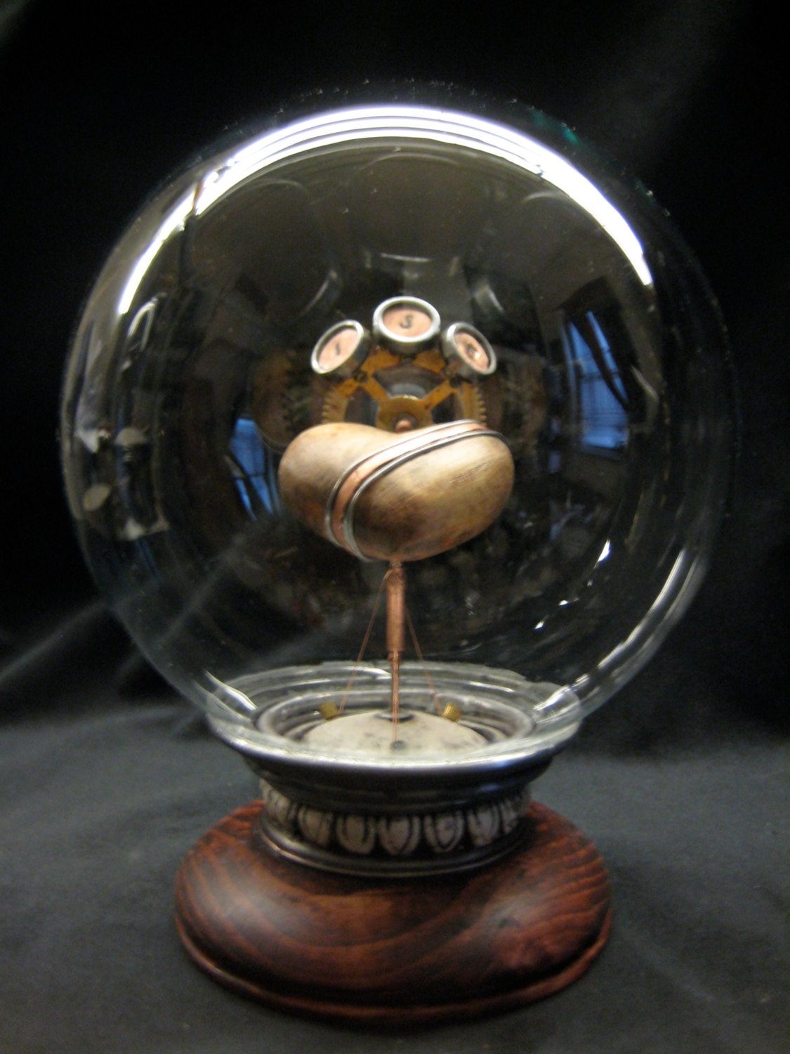 Custom repaired heart curiosities - crown