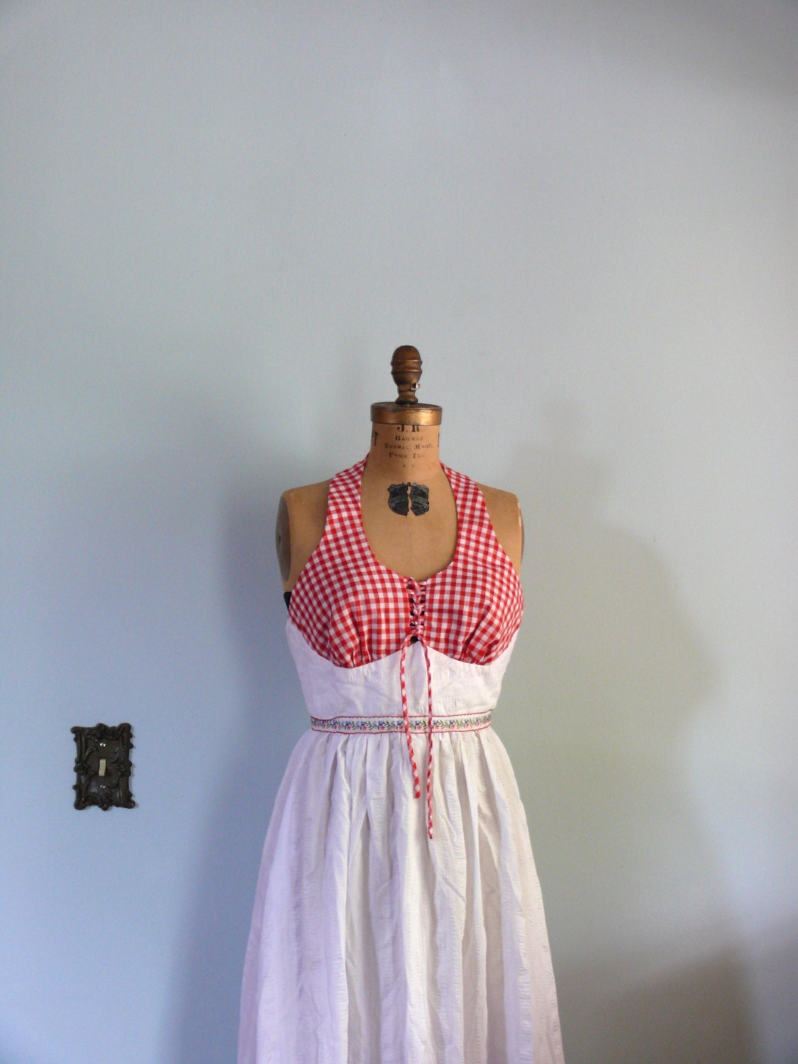 1970s Dress // 1970s Perfect Picnic // Maxi Dress