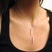 Multi Layered Necklace, Sterling Silver Necklace, Modern, Contemporary, Two Strand Necklace - Balance Necklace