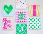 Coasters - POLKA DOT Collection - set of 12