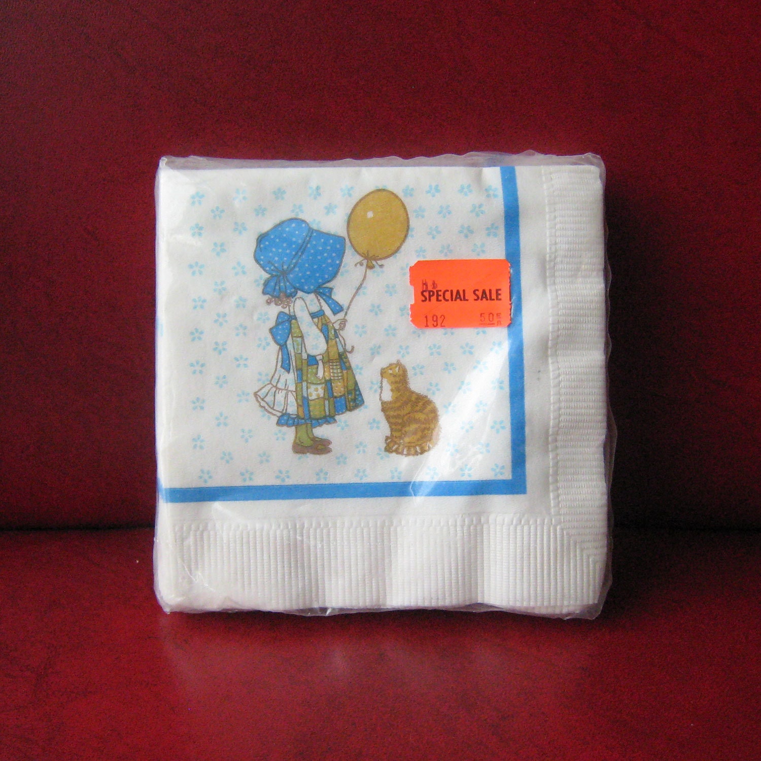 Vintage Holly Hobbie Napkins, 1980's American Greetings NOS