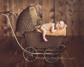 Sweet Baby Wrap/blanket in Buttercup - Newborn photo prop