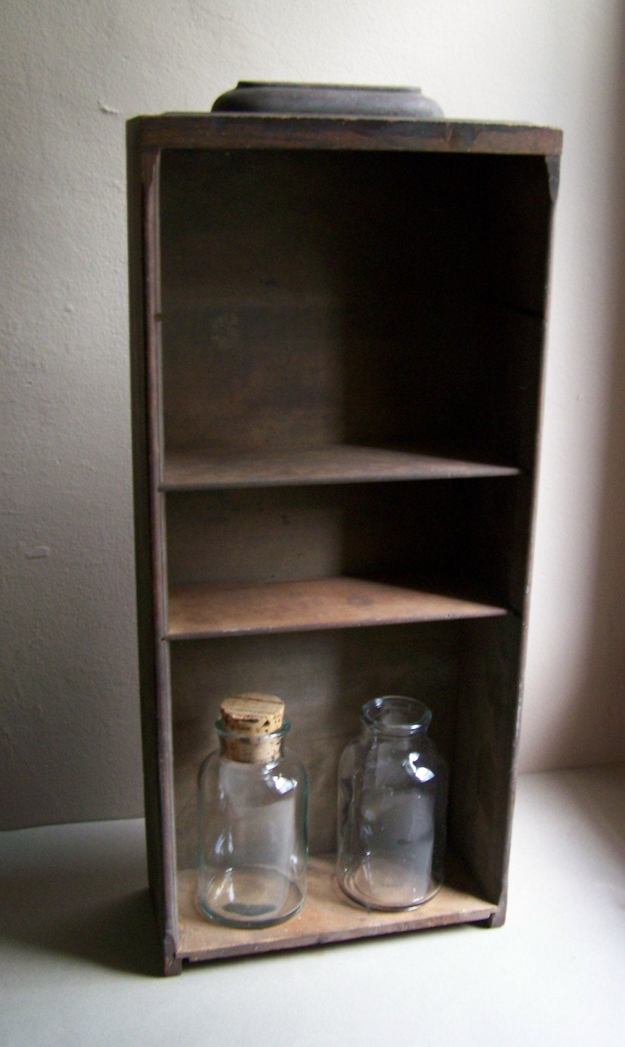 Vintage Wooden Drawer Shelf Organizer/Storage Box Industrial Decor
