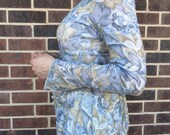 Vintage 90s Summer Blouse BoHo Sheer