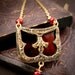 Papillon Gothique - Stained Glass Gothic Window Necklace