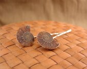 Petite Ammonite Fossil Bobby Pin (set of 2)