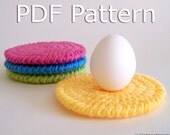 CROCHET PATTERN - Crochet Coaster Pattern - Crochet Coasters Pattern - Cup Coaster Pattern - Easy Crochet Pattern - Instant Download