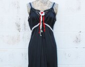 Little Black Sundress/Eco Friendly Clothing/ Hippie Dress