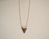 Icecream - metallic leather necklace