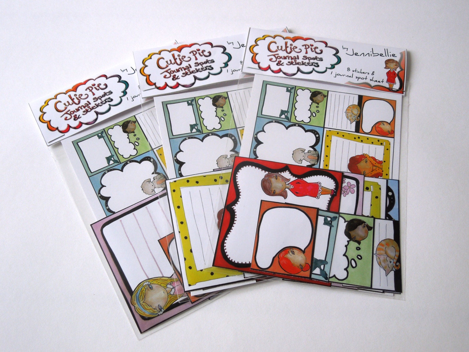 Cutie Pie Journal Spots & Stickers by Jennibellie