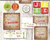 Fiesta PERSONALIZED Printable Party Decor Il_170x135