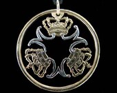 Cut Coin Jewelry - Denmark - Crowns - Pendant