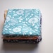 flora - fat quarter - teal