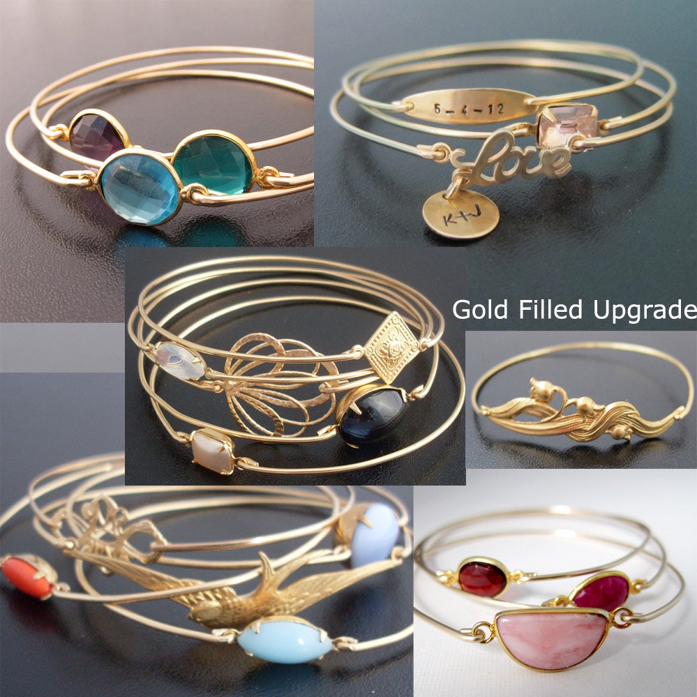 14K Gold Filled Bangle Band Upgrade... Upgrade Your Bangle Band From Brass to 14K Gold Filled. 10 Dollars per Bangle Upgraded