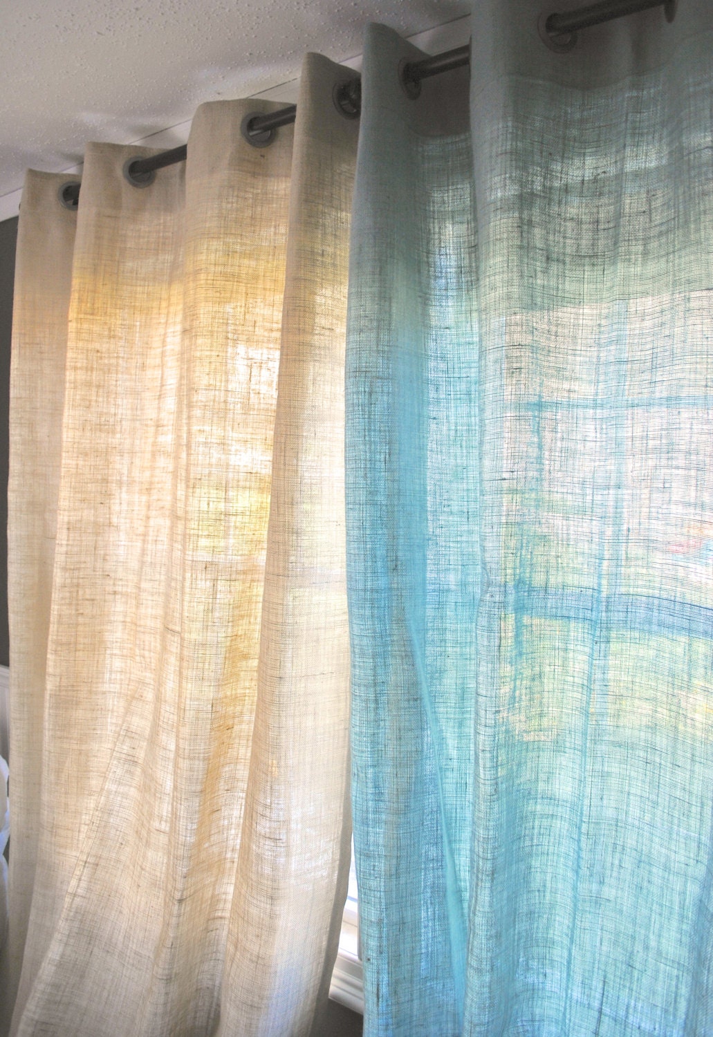 Burlap Curtain