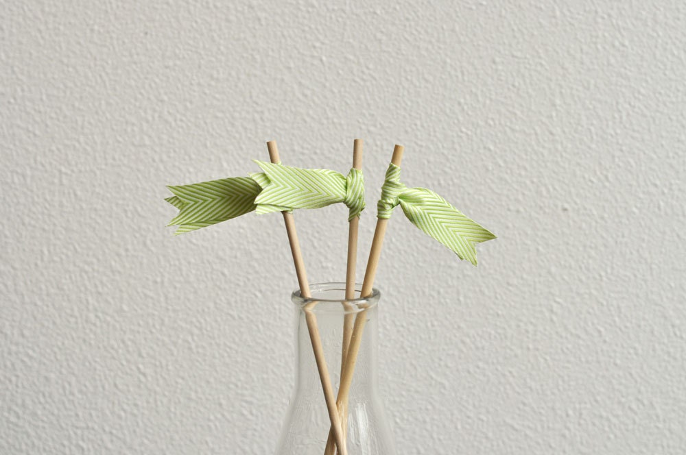 Celebration Flags in Apple Green