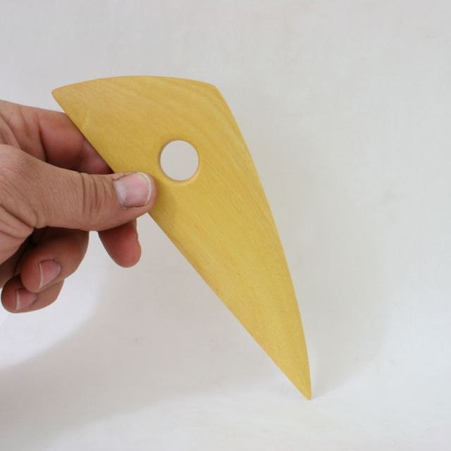 Pottery Tool, Satin Wood Rib, Bowl Rib