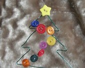 button Christmas tree decoration wire Christmas tree decoration wire decoration Christmas ornament - tree ornament