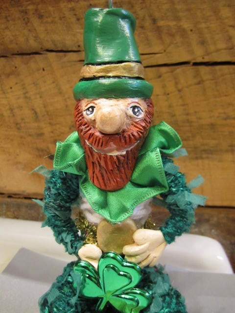 Irish Leprechaun Art Doll