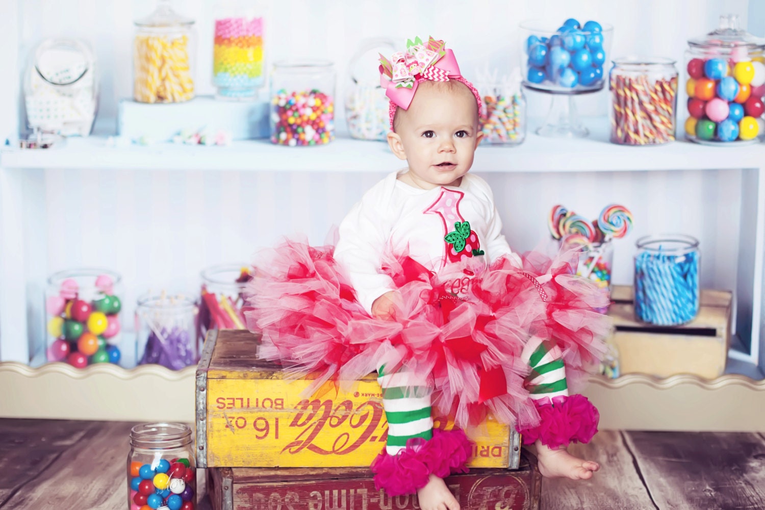 Strawberry Shortcake Birthday Tutu skirt Set