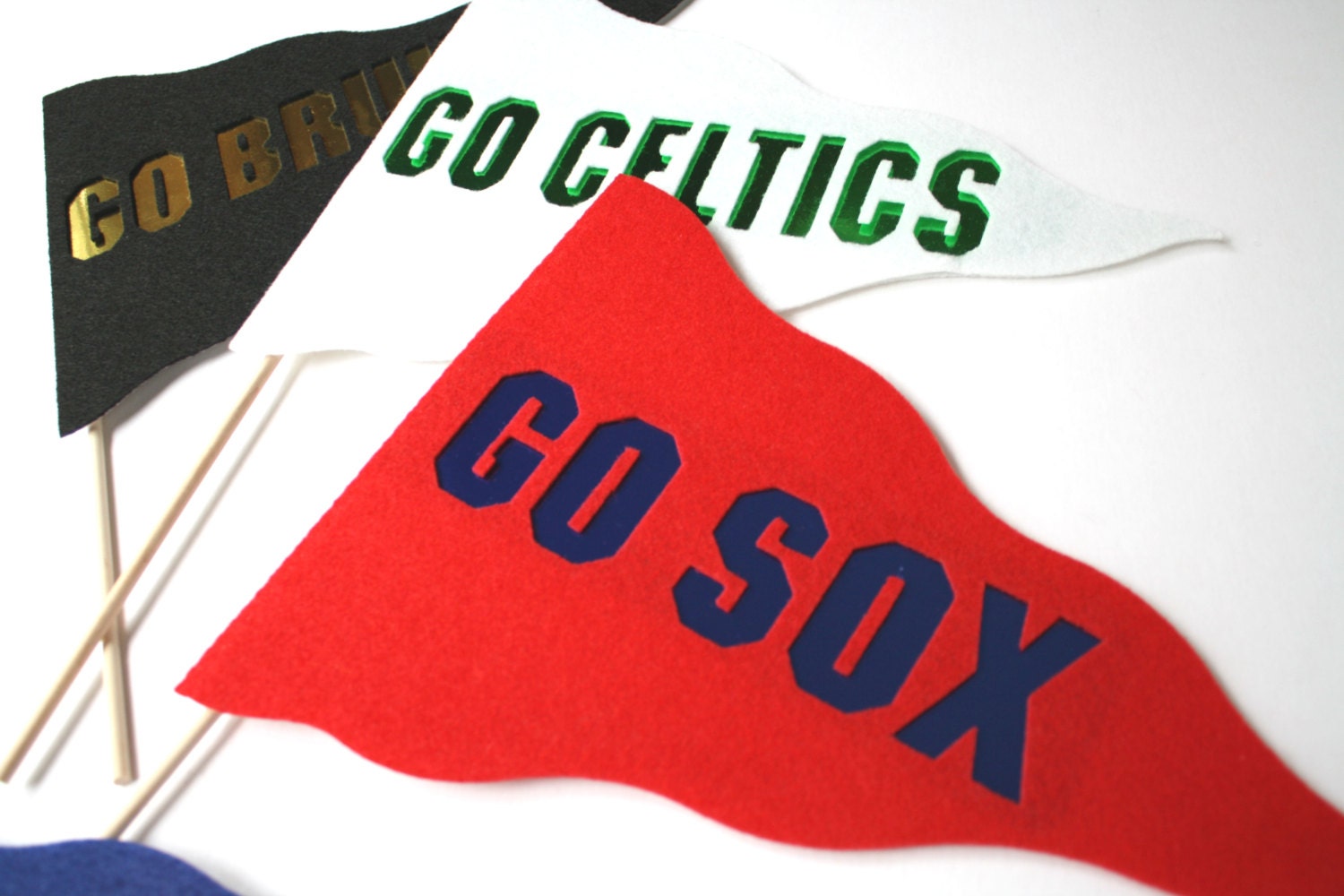 Sports. Photo booth Props. Team Pennants. Team Props. Sports Props. Party Props. Photo Props - Super Wavy Team Flags